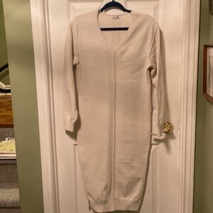Dex Ivory Long Sleeve Dress